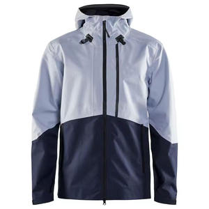 โรงงาน OEM เสื้อกันฝนผู้ชายคุณภาพสูงสำหรับฤดูหนาว กันน้ำ ระบายอากาศ แห้งเร็ว สำหรับกิจกรรมกลางแจ้ง รับสกรีนโลโก้ ซิปเต็มตัว กันลม - Product Image 1