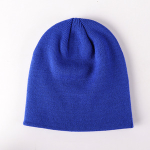 Gorro cálido Fabricante Logotipo personalizado Bordado 60 colores Invierno En blanco Gorro de punto liso Gorro Sombreros Jacquard - Product Image 1