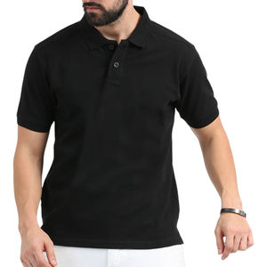 Polo coupe sèche ultra léger style et confort avec col pointu boutons élégants et polos de couleur unie vente en gros pour hommes 2025 - Product Image 6