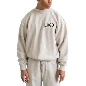 Ensemble sweat-shirt et short en molleton de coton d'été personnalisé, streetwear tendance, pour hommes, deux pièces, ensemble de sweats à capuche et personnalisation - Product Image 1