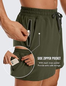 Pantalones cortos informales para hombre respetuosos con el medio ambiente con ajuste versátil disponibles en diseños sólidos e impresos para uso diario - Product Image 2