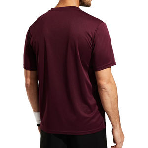 2024 camiseta de poliéster de algodón pesado de gran tamaño para hombres de tendencia OEM personalizado transpirable de talla grande en blanco prendas de Bangladesh - Product Image 5