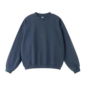 Venta al por mayor Unisex de alta calidad de lana personalizada de los hombres de ropa informal pesada Regular Fit 100% algodón invierno sudaderas diseño de bolsillo - Product Image 1