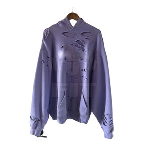 เสื้อมีฮู้ดผู้ชายน้ำหนักเบาสวมใส่สบายสำหรับฤดูหนาวทำจากโพลีเอสเตอร์/ผ้าฝ้ายเทคนิคการย้อมธรรมดา - Product Image 1