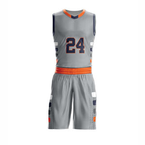 Conjunto de Uniforme de Baloncesto Sublimado de Secado Rápido y Transpirable, Talla Grande, Personalizado, de Poliéster, para Verano, Diseño Personalizado - Product Image 4