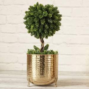 Direct Factory Supply Antique Style Metal Planter <b>Vase</b> Classic Elegance <b>Engraved</b> Iron Available in Bulk Quantity From India - Product Image 2