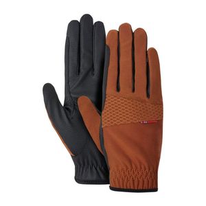 Marron noir extérieur en cuir souple respirant anti-dérapant gant hiver hommes femmes élégant équitation gants - Product Image 1