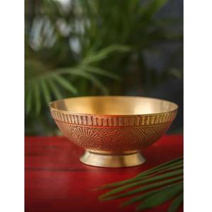 Cuencos Clásicos de Latón de la India con Acabado Liso y Patrón Único para Uso Diario y Festivo Disponibles al Mejor Precio - Product Image 4