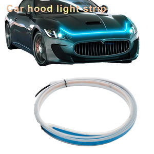 Bande lumineuse LED flexible de 1,8 m pour capot de voiture, 12 V, rouge, feux de jour, nouvelle lampe d'ambiance universelle pour voiture, décoration - Product Image 4