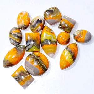 Meilleure qualité naturel bourdon jaspe cabochon de pierres précieuses en vrac mélange de formes et de tailles de pierres précieuses pour la fabrication de bijoux - Product Image 1