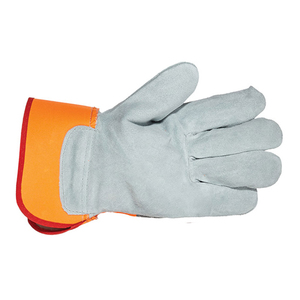 Servicio OEM Guantes de trabajo de aparejo de cuero de vaca de alta resistencia Nuevo artículo de tendencia Guantes de seguridad para el trabajo de construcción al aire libre - Product Image 3