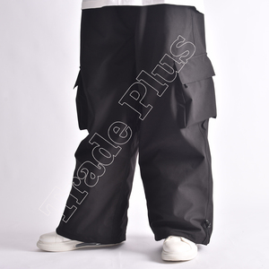 Pantalon de Ski professionnel Baggy lâche Ski neige pantalon coupe-vent respirant imperméable confortable Cargo paquets fermeture éclair paquet pantalon - Product Image 3