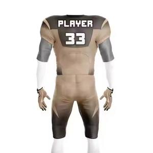 Uniforme de fútbol americano para hombre de nuevo diseño del fabricante de Pakistán, conjunto de ropa deportiva transpirable duradera - Product Image 5