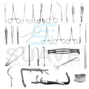 SUAVE INSTRUMENTS DE SURGICAL Ensemble de 21 instruments chirurgicaux en acier inoxydable de haute qualité Source d'alimentation manuelle Matière plastique - Product Image 2