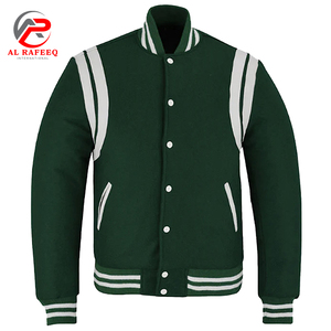 Chaqueta universitaria de moda de manga larga para hombre, ropa informal, MOQ bajo, superventas, chaqueta universitaria de béisbol para hombre - Product Image 4