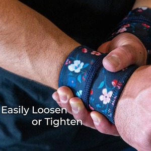 Bandes de poignet ajustables avec logo personnalisé pour la musculation, la remise en forme, l'haltérophilie, la musculation, la compression, l'élasticité, accessoires de gym - Product Image 2