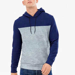 Sweat à capuche personnalisé 100% coton pour homme, motif uni, imprimé, teinture discrète, léger, manches longues, pour l'hiver, usage extérieur - Product Image 1