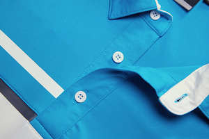 Golf de manga corta de poliéster 100% de alta calidad para camiseta de Polo de tacto suave con logotipo personalizado Patrón de diseño premium Estampado de Jersey - Product Image 3