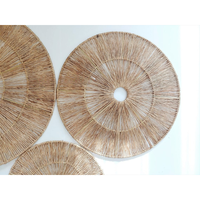Nouveaux articles Décoration murale rustique en jute Taille personnalisée Décorations de luxe pour la maison Fabriquées au Vietnam par KING CRAFT VIET