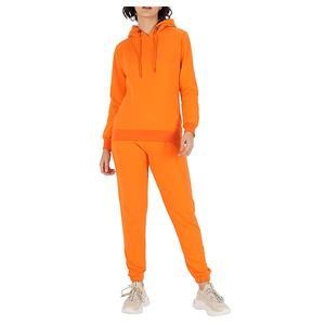 New Style Casual Wear Custom <b>Velour</b> Tracksuits <b>Set</b> <b>Women</b> Breathable Fabric Tops Hooded Drawstring Closure Lightweight Summer - Product Image 2