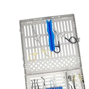 Kit de instrumentos quirúrgicos dentales de extracción atraumática de 11 instrumentos de alta calidad Fuente de alimentación manual almacenada en casete - Product Image 3