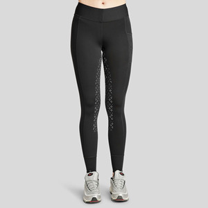 Collants équestres classiques pour femmes Soft High Tech Custom Bulk Wholesale Horse Riding Leggings Pants avec poche - Product Image 6