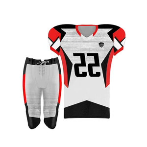 Uniforme de Fútbol Americano para Adultos, Talla Grande, Nuevo Estilo, Mangas Cortas, Último Diseño, Transpirable, Precio Competitivo al por Mayor - Product Image 2