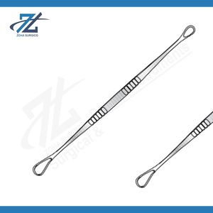 Cureta Uterina Sims de Doble Extremo, 250 mm de Largo, Punta Roma Pequeña de 7x5 mm, Juego de Instrumentos Quirúrgicos de Acero Inoxidable, Certificado CE, Pakistán - Product Image 2