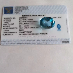 Topaze — goaze de qualité supérieure supérieure, certifié IGI - Product Image 1