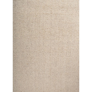 Tapis en laine tissé à la main Contour Ivory, coton biologique, matériaux recyclés, couleur unie, rectangulaire, pour couloir ou chambre, 9x12 - Modèle Hwl-475 - Product Image 3