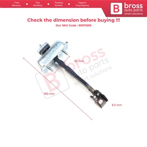 BDP1693-1 2 Pièces Frein de porte avant avec limiteur de position pour Ecosport MK2 2017-2022 Facelift 2092183 - Product Image 5