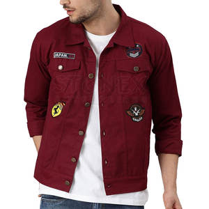 แจ็กเก็ตยีนส์สำหรับผู้ชายน้ำหนักเบาสำหรับฤดูหนาวแจ็กเก็ตยีนส์สำหรับใส่กลางแจ้งออกแบบได้ตามต้องการ - Product Image 1