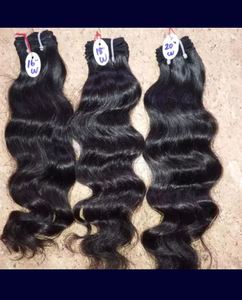 Proveedor crudo Temple Virgin Natural Wave Indian Remy Hair Color Bundle Cutícula alineada Cabello humano - Product Image 2