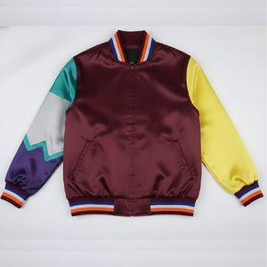 Chaqueta Universitaria Estilosa, Chaqueta de Béisbol Cálida de Invierno para Uso Diario - Product Image 1