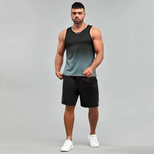 Populaire vente chaude hauts sans manches gilet Fitness musculation personnalisé hommes Singlet formation débardeurs - Product Image 6