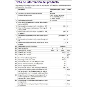 4K Ultra HD 77-Inch OLED Smart Television Adaptive Sync Display - Product Image 2