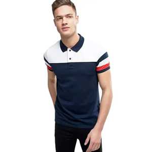 Camiseta Deportiva de Golf para Hombre, Personalizada al por Mayor, de Poliéster Antiarrugas, Tejido Liso, con Impresión por Transferencia de Calor, de Secado Rápido - Product Image 1