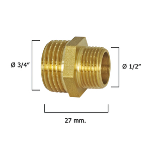 Raccordi Riduttori Lucidati da 3/4" a 1/2" - Product Image 1