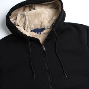 Sweats à capuche d'hiver personnalisés Hip Hop polaire à fermeture éclair à manches longues sweatshirts imprimés de dessins animés pour hommes de haute qualité - Product Image 4