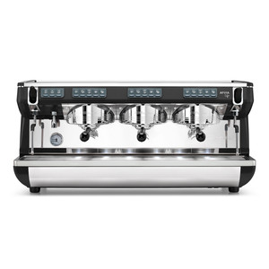 เครื่องชงกาแฟเอสเพรสโซกึ่งอัตโนมัติคุณภาพดีราคาประหยัด ยี่ห้อ CheapAppia Life ตัวเครื่องสแตนเลสสตีล ระบบวัดปริมาณไฟฟ้า สำหรับโรงแรม ฝรั่งเศส สหภาพยุโรป - Product Image 5