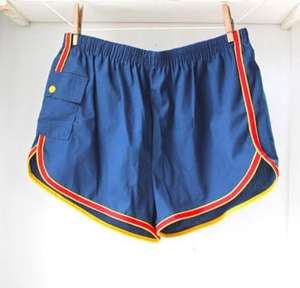 Shorts Deportivos Casuales de Cintura Alta para Mujer, Elásticos en 4 Direcciones, de Secado Rápido, 100% Algodón Transpirable, Color Liso, Novedad de Verano - Product Image 3