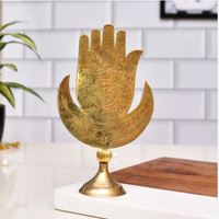 Support de Bougie Chauffe-Plat en Verre Décoratif avec Accents Islamiques, Design Moderne, Résistant à la Chaleur, Durable, Fait Main, Décoration d'Intérieur Sans Flamme