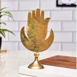 Decorative Glass <b>Tea</b> Light <b>Holder</b> Islamic Accents Modern Design Heat Resistant Durable Handmade Flameless Eco-Friendly Home - Product Image 5