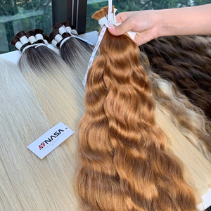 Extensiones de Cabello Humano Virgen de Lujo de 30 Pulgadas, Super Dobles, Naturales, Onduladas y Sedosas, Sin Caída, Disponibles en Todos los Colores - Product Image 1