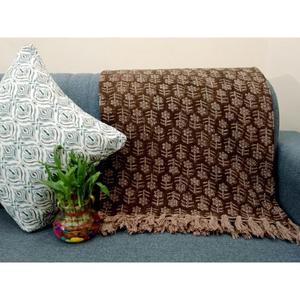 Hand Block Printed Luxury Cotton Throw Blanket Home Decor Wholesale Throw Living Room Blanket Throw <b>Sofa</b> <b>Cover</b> Cotton Fabric - Product Image 1