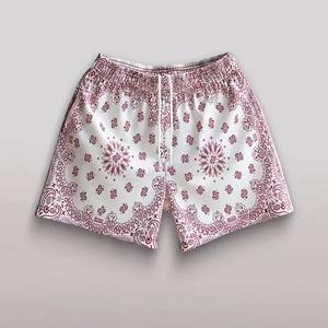 Vente en gros de shorts en maille Pasiley de haute qualité Short de basketball imprimé LOG personnalisé pour hommes entrejambe respirant de 5 pouces - Product Image 1