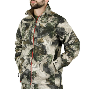 Chaqueta de senderismo táctica de poliéster transpirable con forro polar de manga larga para hombre, traje de caza de camuflaje para exteriores, ropa de caza personalizable - Product Image 2