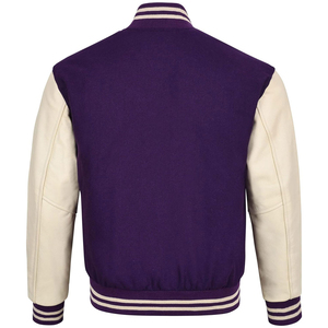 Fashion Quilted Lining Custom Chenille Patches Letterman College Men'<b>s</b> Bomber Baseball Waterproof Windproof Wool Varsity <b>Jacket</b> - Product Image 2