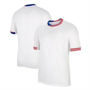 เสื้อฟุตบอลยูนิเซ็กซ์ขายดีรุ่นใหม่ปี 2025 พร้อมปักชื่อทีมและหมายเลขตามสั่ง แขนสั้น ผลิตจากโพลีเอสเตอร์ 100% พิมพ์ลายแบบซับลิเมชั่น - Product Image 5