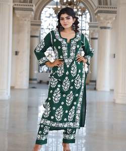 Salwar kameez indien pakistanais prêt à l'emploi costume en coton pour femmes cousu robes de femme élégantes - Product Image 5